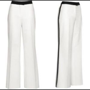 H & M White high waisted pants
